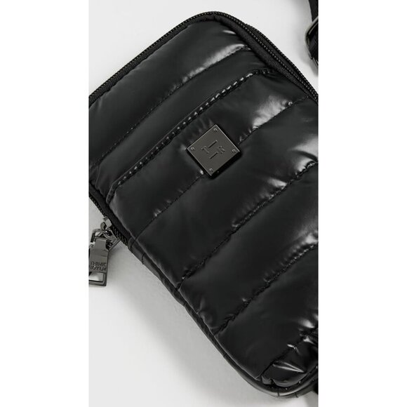 Women\'s Crossbody Bag Nylon Quilted Compact Zipper Adjustable Strap